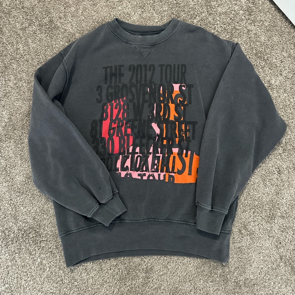 Anine Bing The 2012 Tour Women’s Crewneck Sweatshirt, Size Small